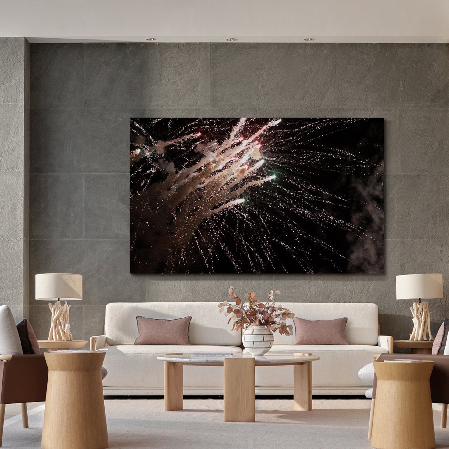 "smoke fire"Frameless Acrylic Print