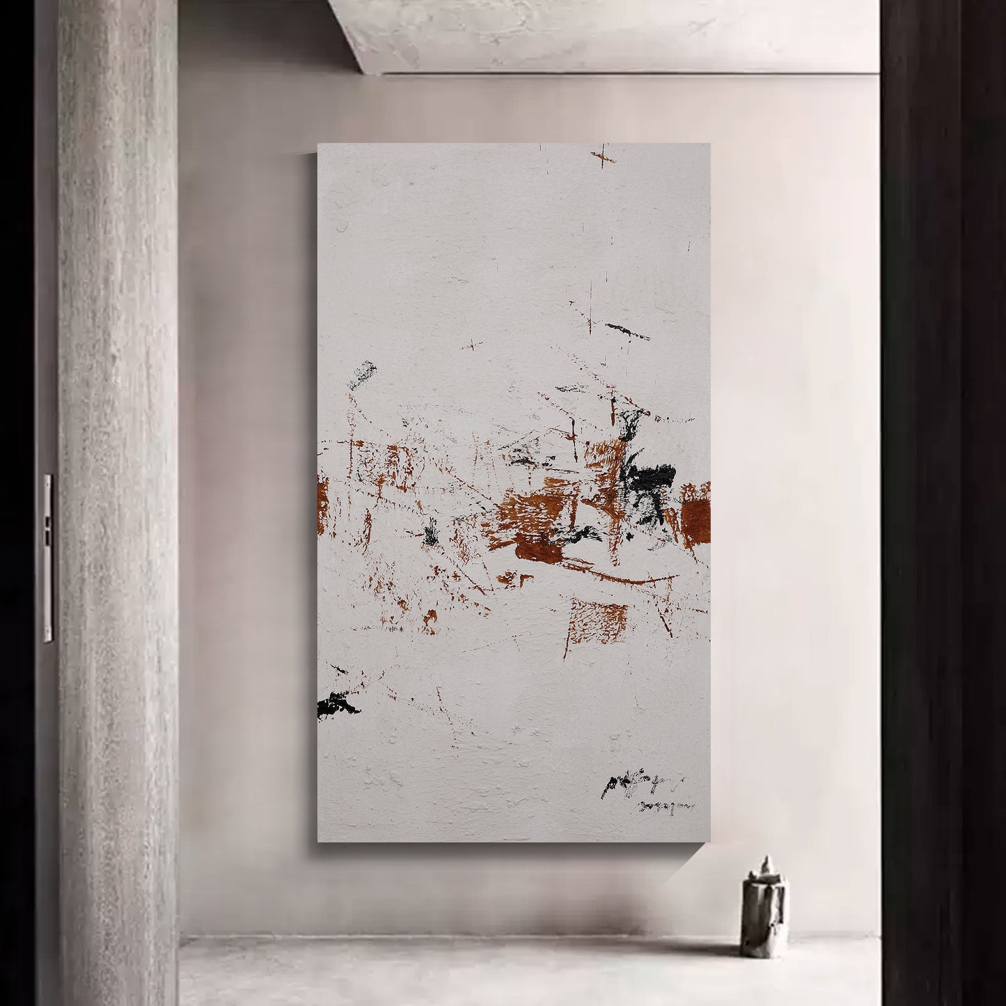 Modern abstract wall art, hand-painted oil painting