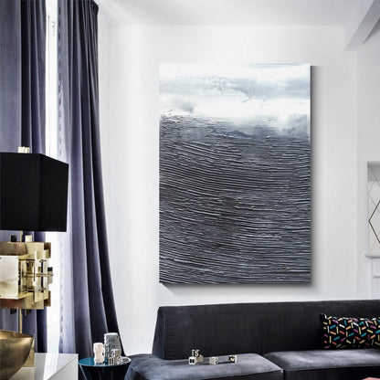 Modern abstract wall art, hand-painted oil painting
