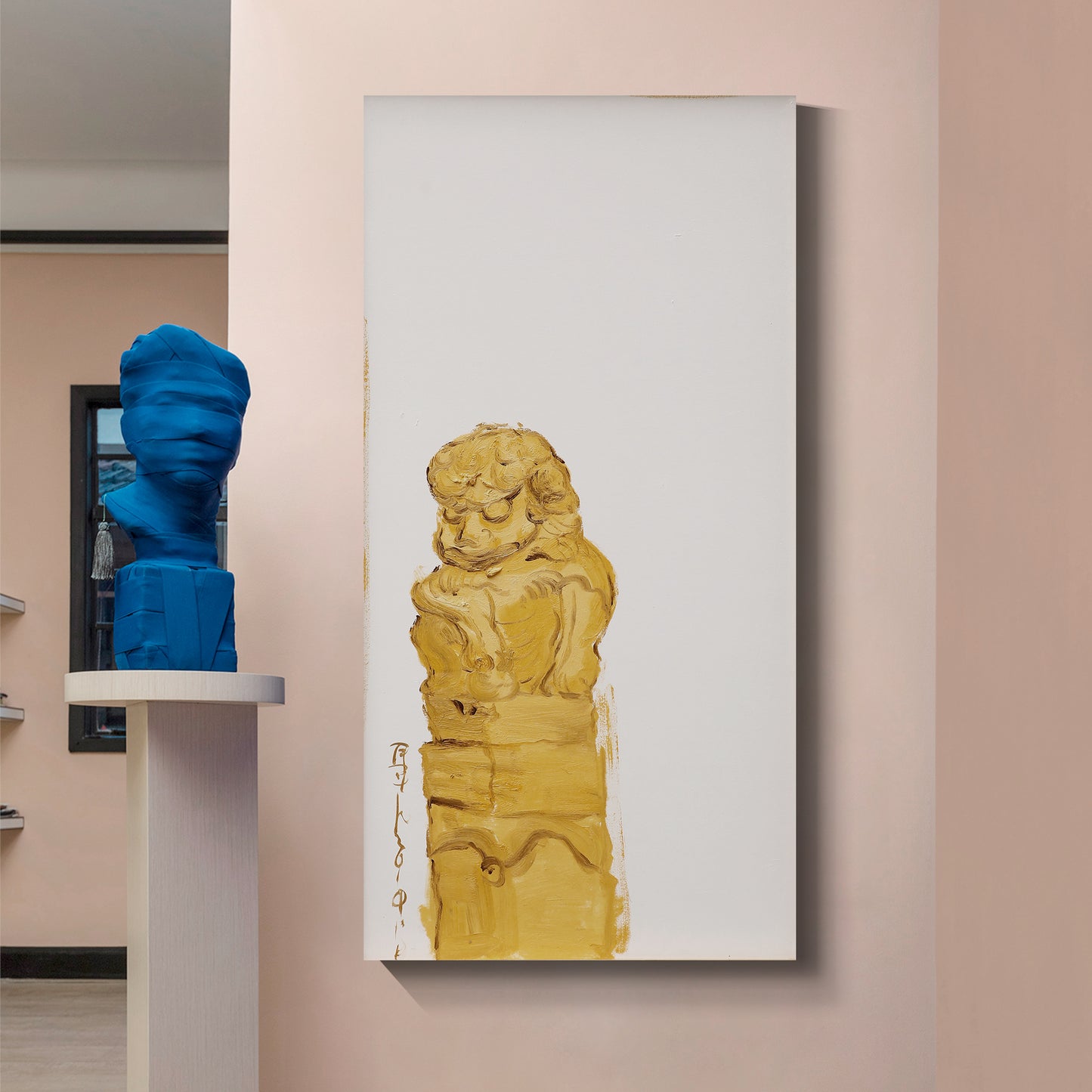 Modern abstract wall art, hand-painted oil painting