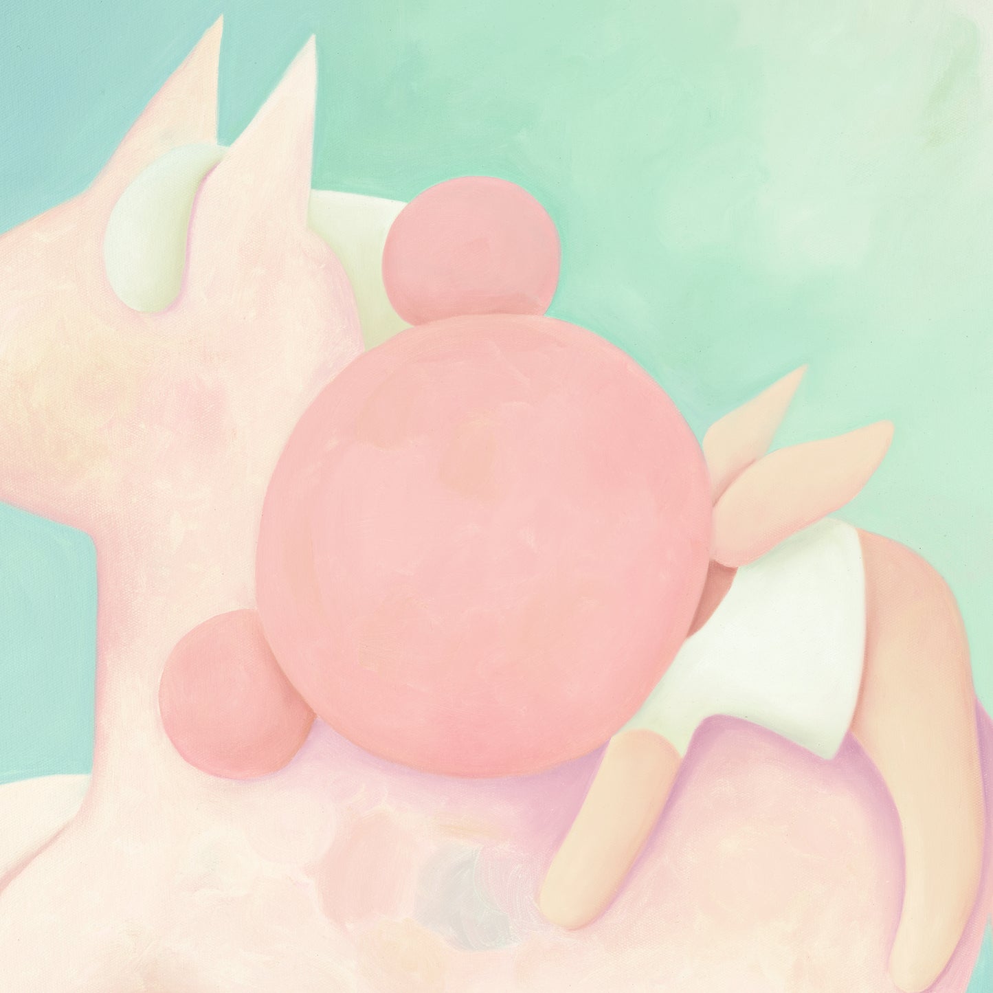 "Lucy and diamonds are flying in the sky"Giclée canvas framed prints