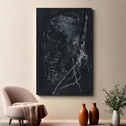 Modern abstract wall art, hand-painted oil painting