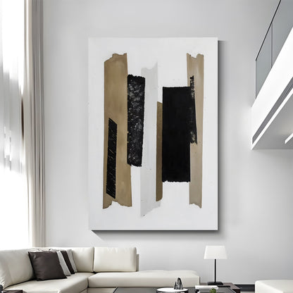 Modern abstract wall art, hand-painted oil painting