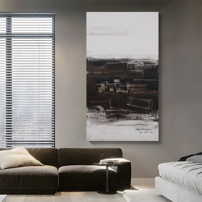 Modern abstract wall art, hand-painted oil painting