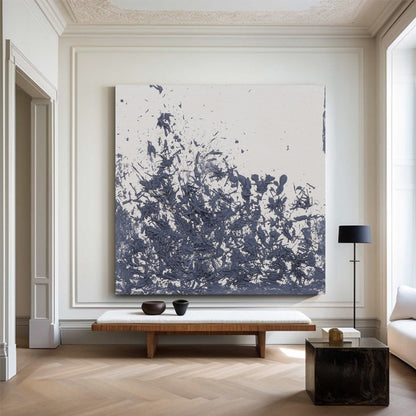 Modern abstract wall art, hand-painted oil painting