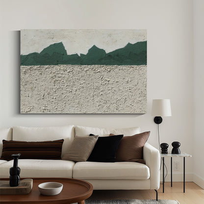 Banner modern abstract wall art, hand-painted oil painting