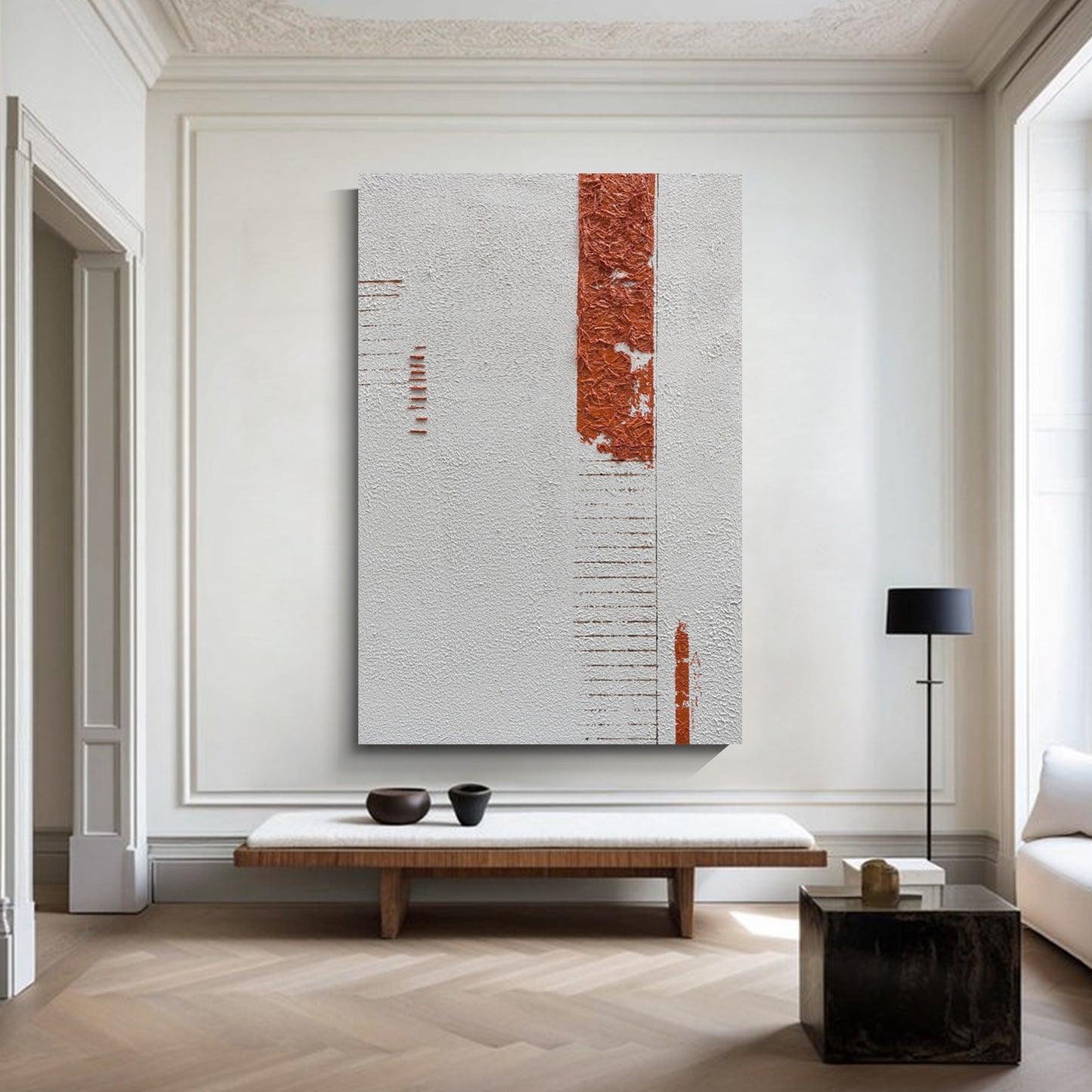 Modern abstract wall art, hand-painted oil painting