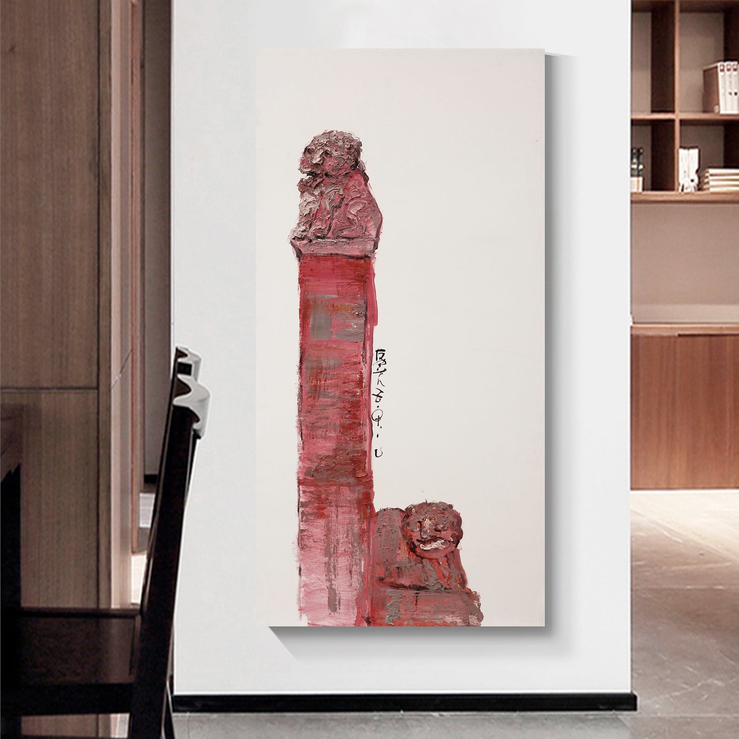 Modern abstract wall art, hand-painted oil painting