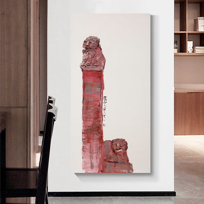 Modern abstract wall art, hand-painted oil painting