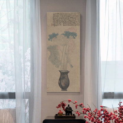 "Ink Lotus" Silk prints