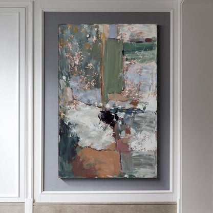 Modern abstract wall art, hand-painted oil painting