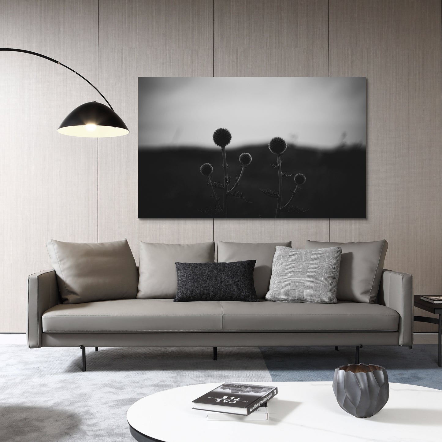 "black white"Frameless Acrylic Print