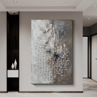 Modern abstract wall art, hand-painted oil painting