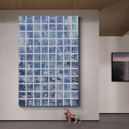 Modern abstract wall art, hand-painted oil painting