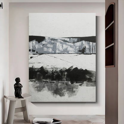 Modern abstract wall art, hand-painted oil painting