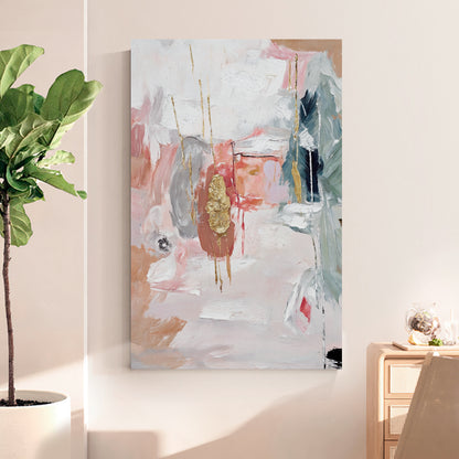 Modern abstract wall art, hand-painted oil painting