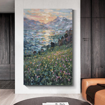 Modern abstract wall art, hand-painted oil painting