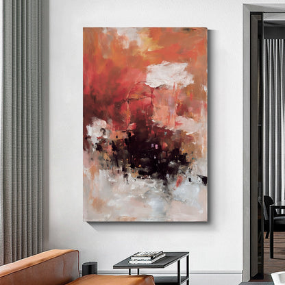 Modern abstract wall art, hand-painted oil painting