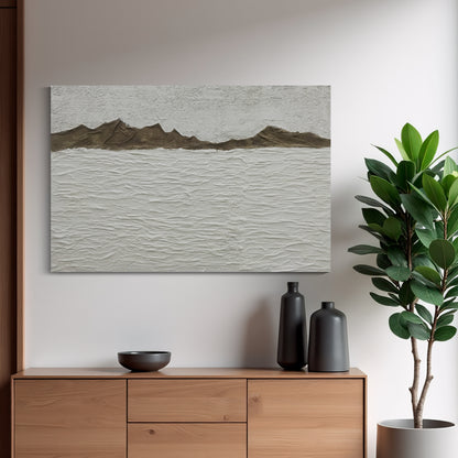 Banner modern abstract wall art, hand-painted oil painting