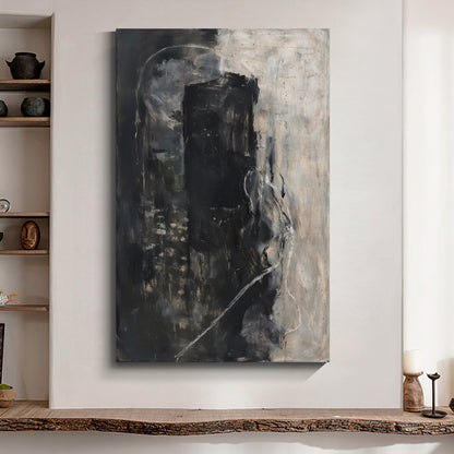 Modern abstract wall art, hand-painted oil painting