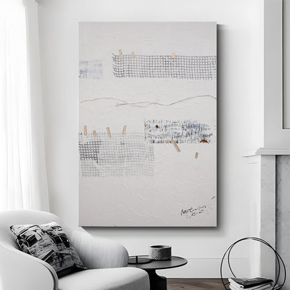 Modern abstract wall art, hand-painted oil painting