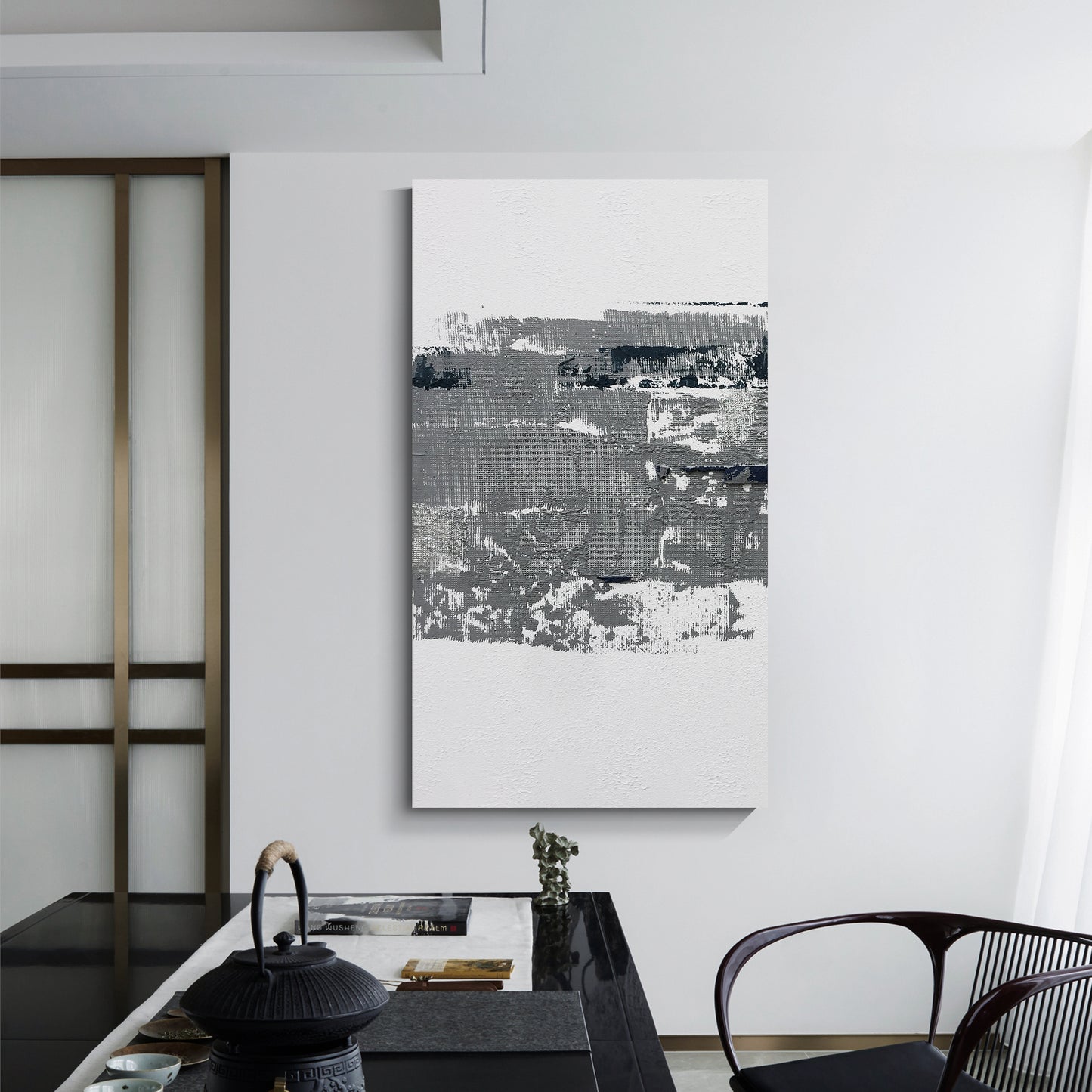 Modern abstract wall art, hand-painted oil painting