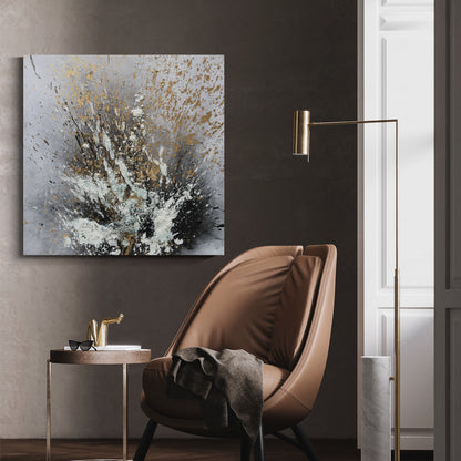 Modern abstract wall art, hand-painted oil painting