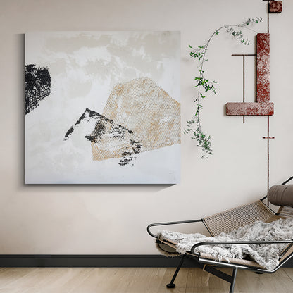 Modern abstract wall art, hand-painted oil painting