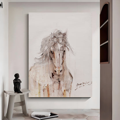 Modern abstract wall art, hand-painted oil painting