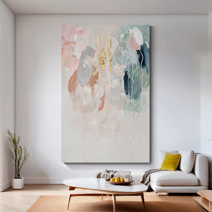 Modern abstract wall art, hand-painted oil painting