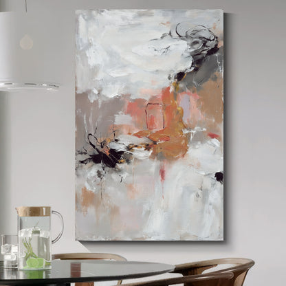 Modern abstract wall art, hand-painted oil painting