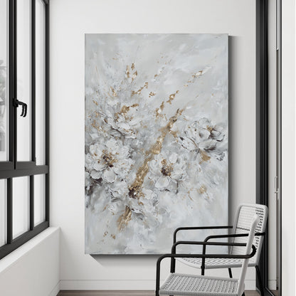 Modern abstract wall art, hand-painted oil painting
