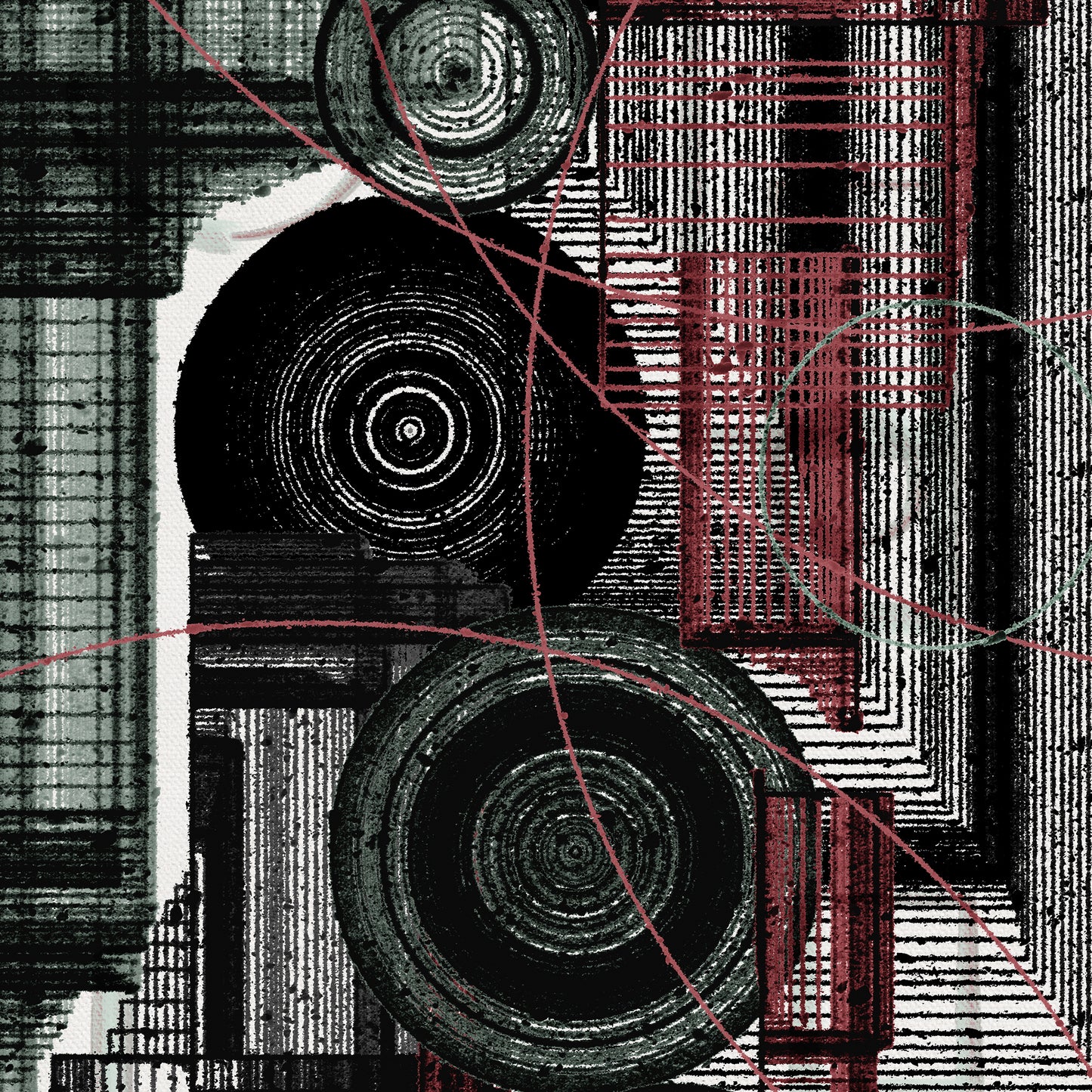 "geometry"hand-stretched canvas prints