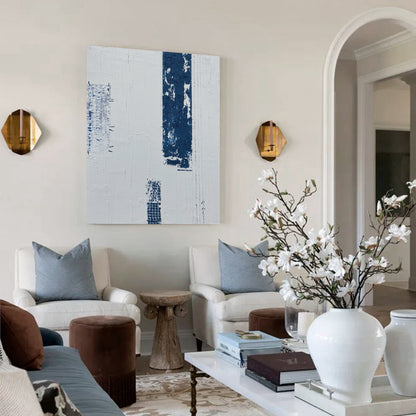 Modern abstract wall art, hand-painted oil painting