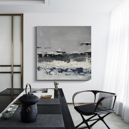 Modern abstract wall art, hand-painted oil painting