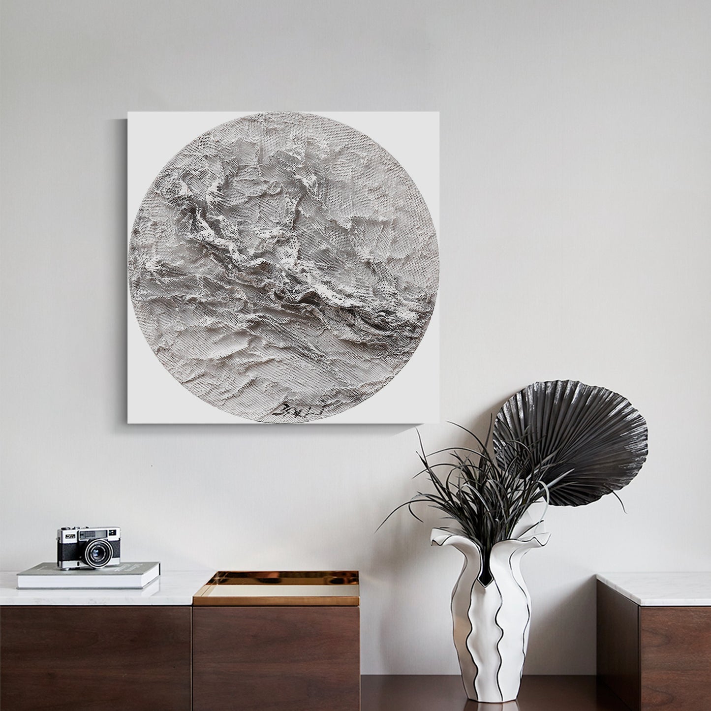 《Moon String2》Hand drawn oil painting