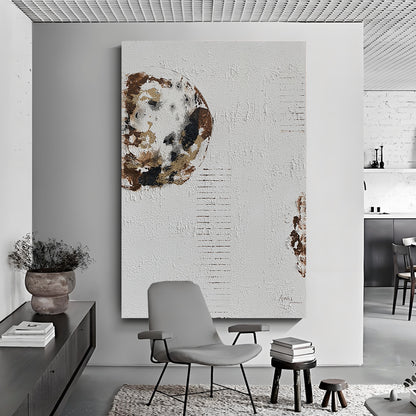 Modern abstract wall art, hand-painted oil painting