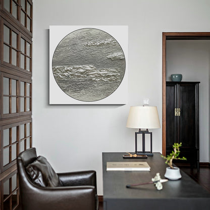 Modern abstract wall art, hand-painted oil painting