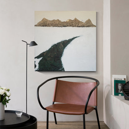 Modern abstract wall art, hand-painted oil painting