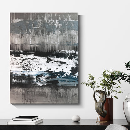 Modern abstract wall art, hand-painted oil painting