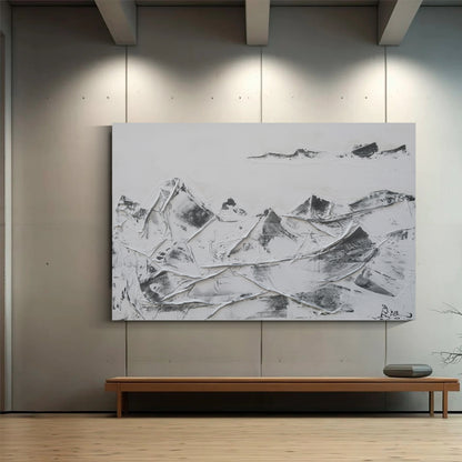 Banner modern abstract wall art, hand-painted oil painting