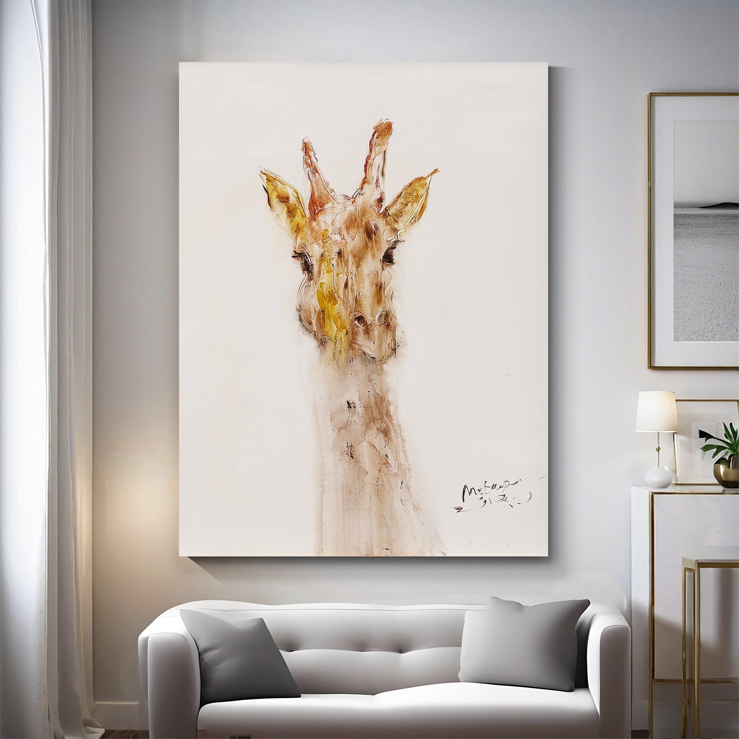"Deer Singing"Wall Decoration Painting