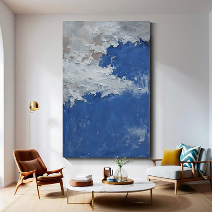 Modern abstract wall art, hand-painted oil painting