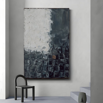 Modern abstract wall art, hand-painted oil painting