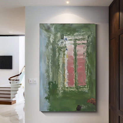 Modern abstract wall art, hand-painted oil painting