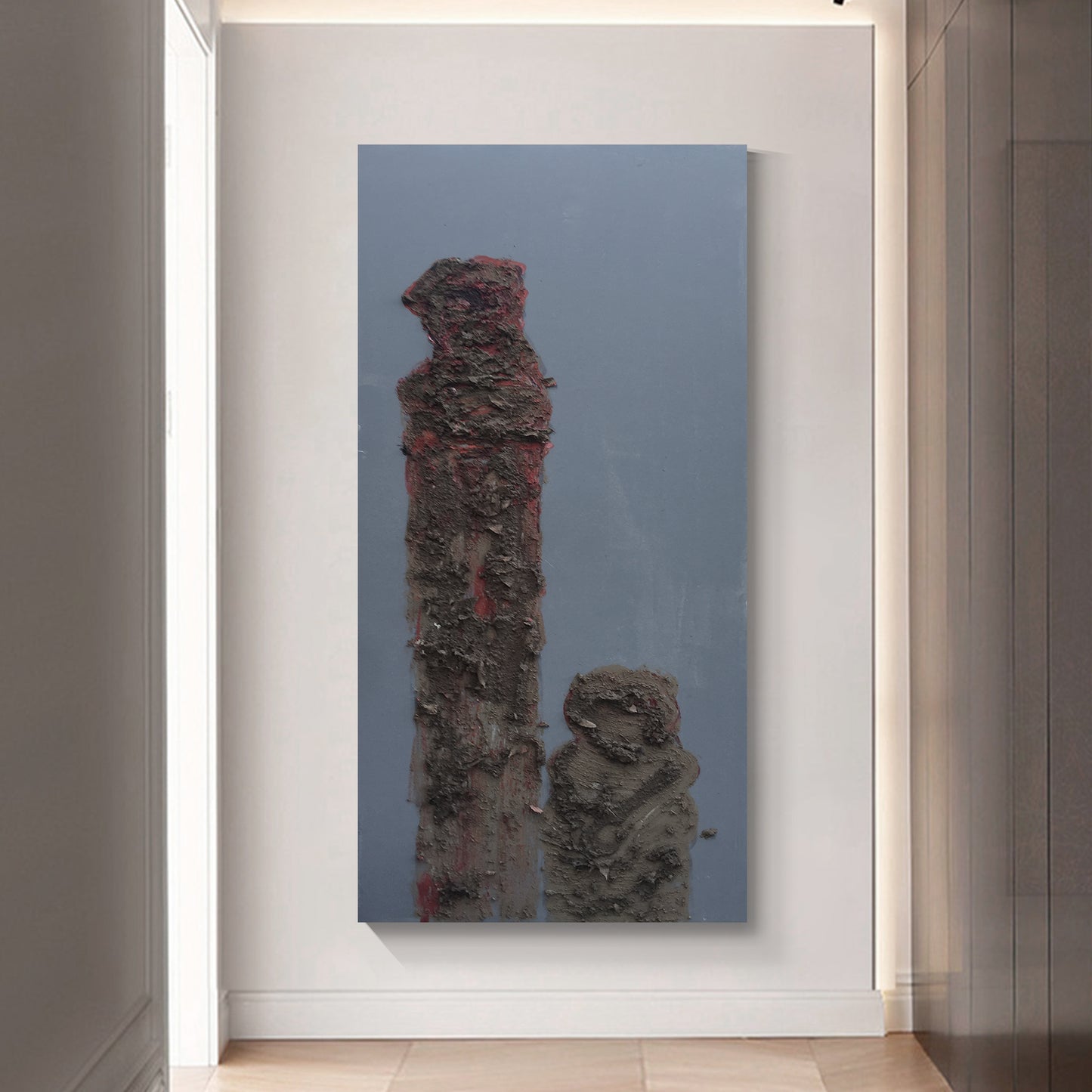 Modern abstract wall art, hand-painted oil painting