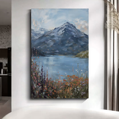 Modern abstract wall art, hand-painted oil painting