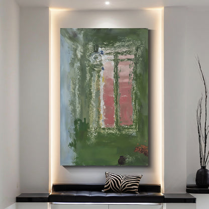 Modern abstract wall art, hand-painted oil painting