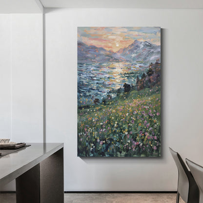 Modern abstract wall art, hand-painted oil painting