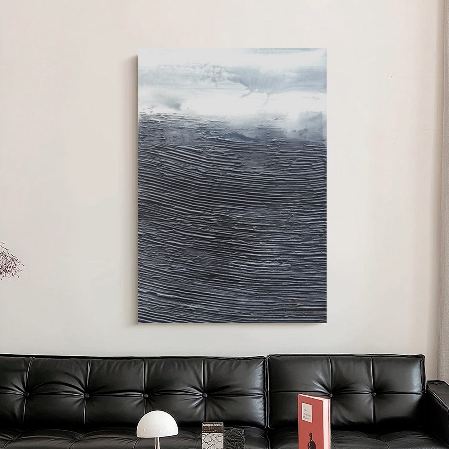 Modern abstract wall art, hand-painted oil painting